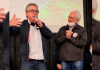 Tiago recepciona emedebistas em Turvo e emociona ao firmar compromisso com seu pai