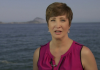 Jornalista global Sonia Bridi voa de balão em Praia Grande