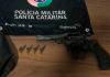 Acusado de porte ilegal de arma de fogo é preso pela PM em Santa Rosa do Sul