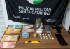 Polícia militar prende traficante e apreende droga e dinheiro em Sombrio