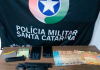 Polícia Militar prende homem armado com pistola em Balneário Gaivota