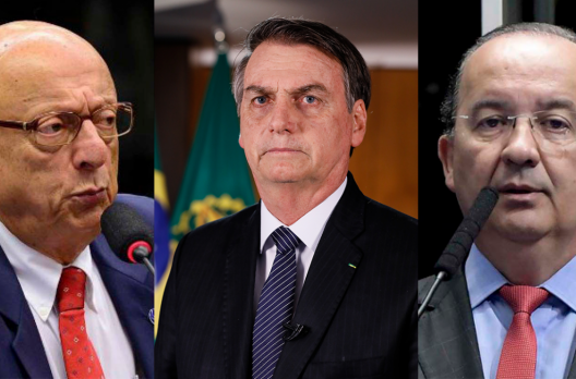Fichas de Amin e Jorginho estão em Bolsonaro