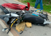 Motociclista sofre amputação parcial dos dedos do pé após colisão na SC-434
