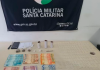 Sanga da Areia: Polícia Militar apreende adolescente com dinheiro e drogas