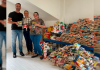 Mailing Lagoa entrega alimentos a Secretaria de Assistência Social de Balneário Gaivota