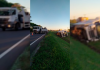 Motorista morre após saída de pista e tombamento na BR-101