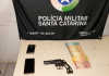 Polícia militar prende dupla com drogas e arma de fogo em Sombrio