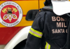 Em Garopaba, vizinhos combatem incêndio em residência