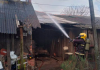 Estufa de fumo pega fogo em Araranguá