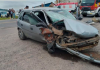 Condutora embriagada provoca colisão frontal no antigo traçado da BR-101 deixa três feridos