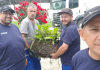 Jardineiros do SAMAE preservam orquídea, que agora ornamenta ETE Urussanguinha