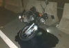 Queda fere condutor de moto na BR-101 em Sombrio
