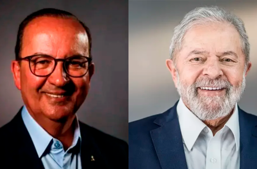 Deu Jorginho Mello aqui e Lula lá
