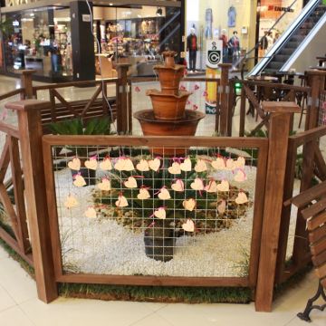 Center Shopping cria ambiente para apaixonados declararem seu amor