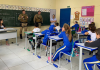 Segurança na escola: Polícia Militar interage com alunos na Sapiranga