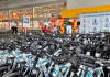 Projeto Clube da Bike entrega 96 novas bicicletas em SC