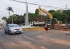Avenida Sete de Setembro encontra-se parcialmente fechada