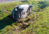 Araranguá: Carro sai da pista e capota na BR-101