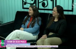 Debutante Tifani da Silva Paulo foi a convidada do TV Sul Mulher desta semana