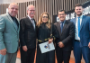 Câmara de Vereadores de Araranguá recebe a presidente da Academia Brasileira de Letras e Artes de SC