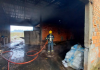 Incêndio atinge estufa em Santa Rosa do Sul