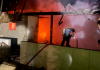 Casa é destruída por incêndio em Turvo