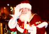 Balneário Gaivota: Papai Noel chega e aciona as luzes do Natal Dunas Encantadas
