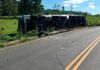 Acidente é registrado na estrada geral do Barro Vermelho, em Maracajá