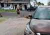 Colisão entre carro e moto deixa homem ferido em Araranguá
