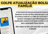 ALERTA – GOLPE ATUALIZAÇÃO BOLSA FAMÍLIA PELO WHATSAPP