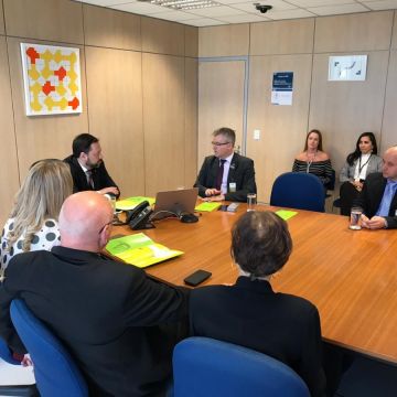Reitoria da Unesc participa de reuniões em Brasília