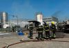 Incêndio em Criciúma: indústria produtora de plástico é consumida pelo fogo