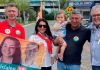 Tiago Zilli participa de bandeiraço em apoio à Gislaine e Jeriel