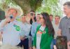 Candidatura de Gislaine recebe o apoio de Jorginho Mello em Sombrio