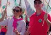 Gislaine e Jeriel farão comício no Sombrio Tênis Clube na quinta