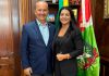 Prefeita de Sombrio se reúne com governador para planejar ações futuras