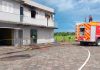 Corpo de Bombeiros Militar combate incêndio que atingiu dois apartamentos em prédio residencial de Turvo SC