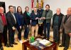 Prefeito de Araranguá recebe visita do novo governado do Rotary
