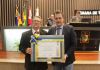 Araranguá: Deputado Rodrigo Minotto recebe homenagem na Câmara
