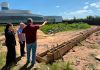 Presidente acompanha vistoria em obra de novo estacionamento da Câmara