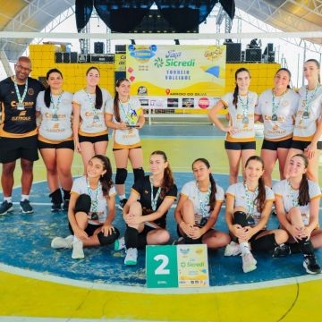 Torneio de vôlei sub-15 feminino taça Sicredi movimenta Balneário Arroio do Silva