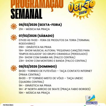 Fim de semana com muitas atrações e atividades em Balneário Arroio do Silva