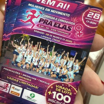 Treinadoras do grupo PRAELAS apresentam na Câmara primeira corrida exclusiva para mulheres em Araranguá