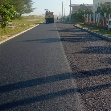 Balneário Gaivota começa pavimentação de trecho estratégico da Beira Mar Sul