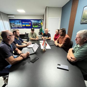 Município de Balneário Arroio do Silva recebe equipe da gerência regional da Celesc