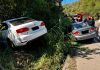 Acidente entre dois carros deixa duas mulheres feridas na SC-445, em Siderópolis