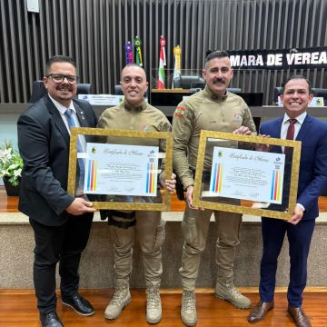Moção de Reconhecimento destaca atuação de policiais do 19º BPM em grande apreensão de entorpecentes