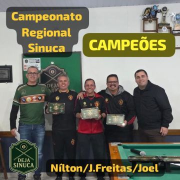 Partidas disputadas em detalhes marcou a grande decisão do Regional de Sinuca ontem em Araranguá