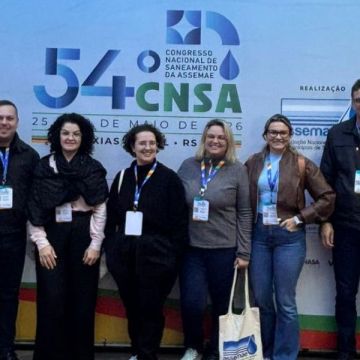 SAMAE de Araranguá participa do 54º Congresso Nacional de Saneamento da Assemae