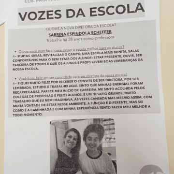 Escola cria jornal inclusivo